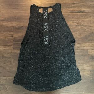 Victoria Secret Sport Charcoal‎ Heather Gray Tank Top